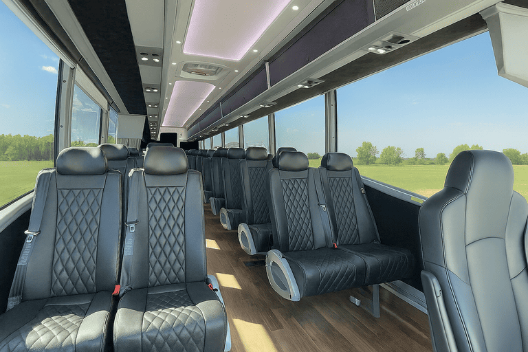 coach bus in West New York