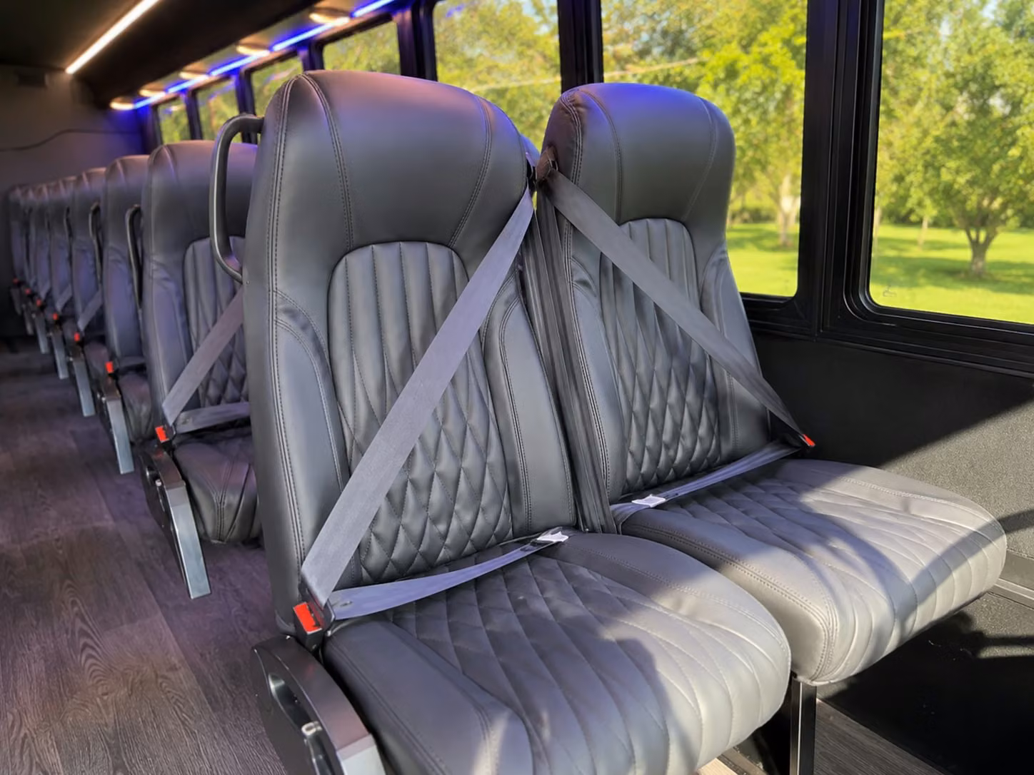 20 passenger minibus interior