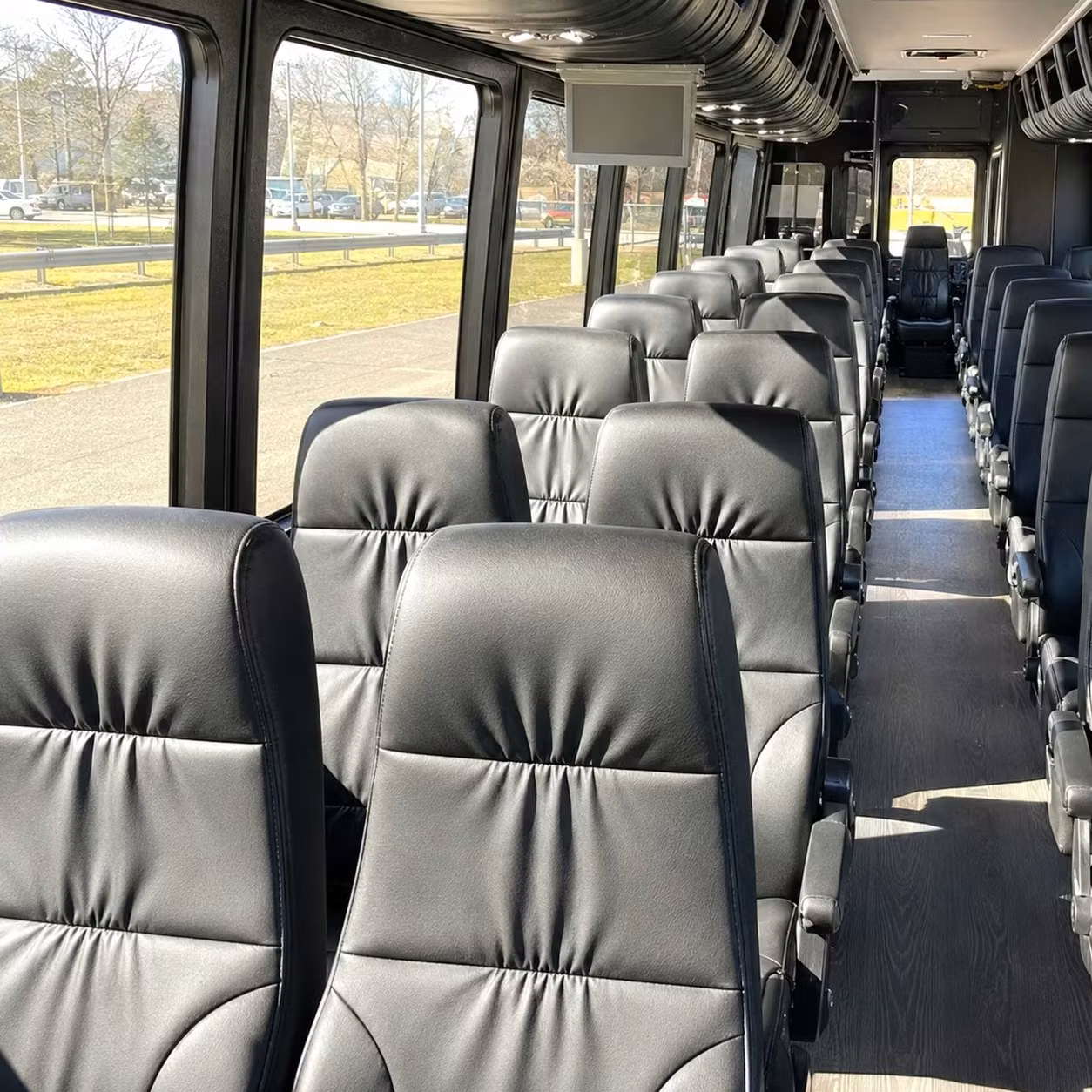 25 passenger minibus inside