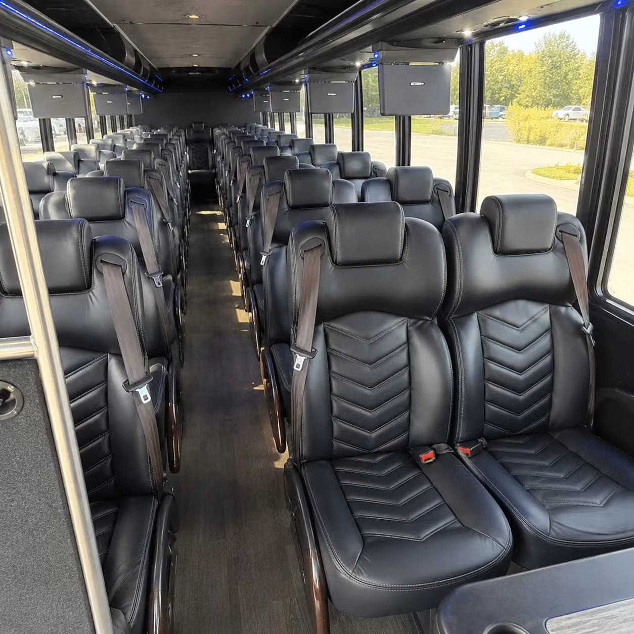 35 passenger minibus inside