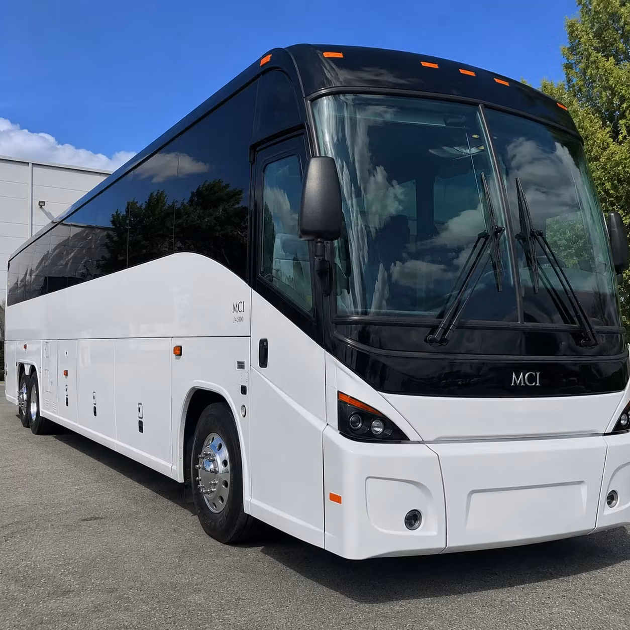 56 passenger charter bus