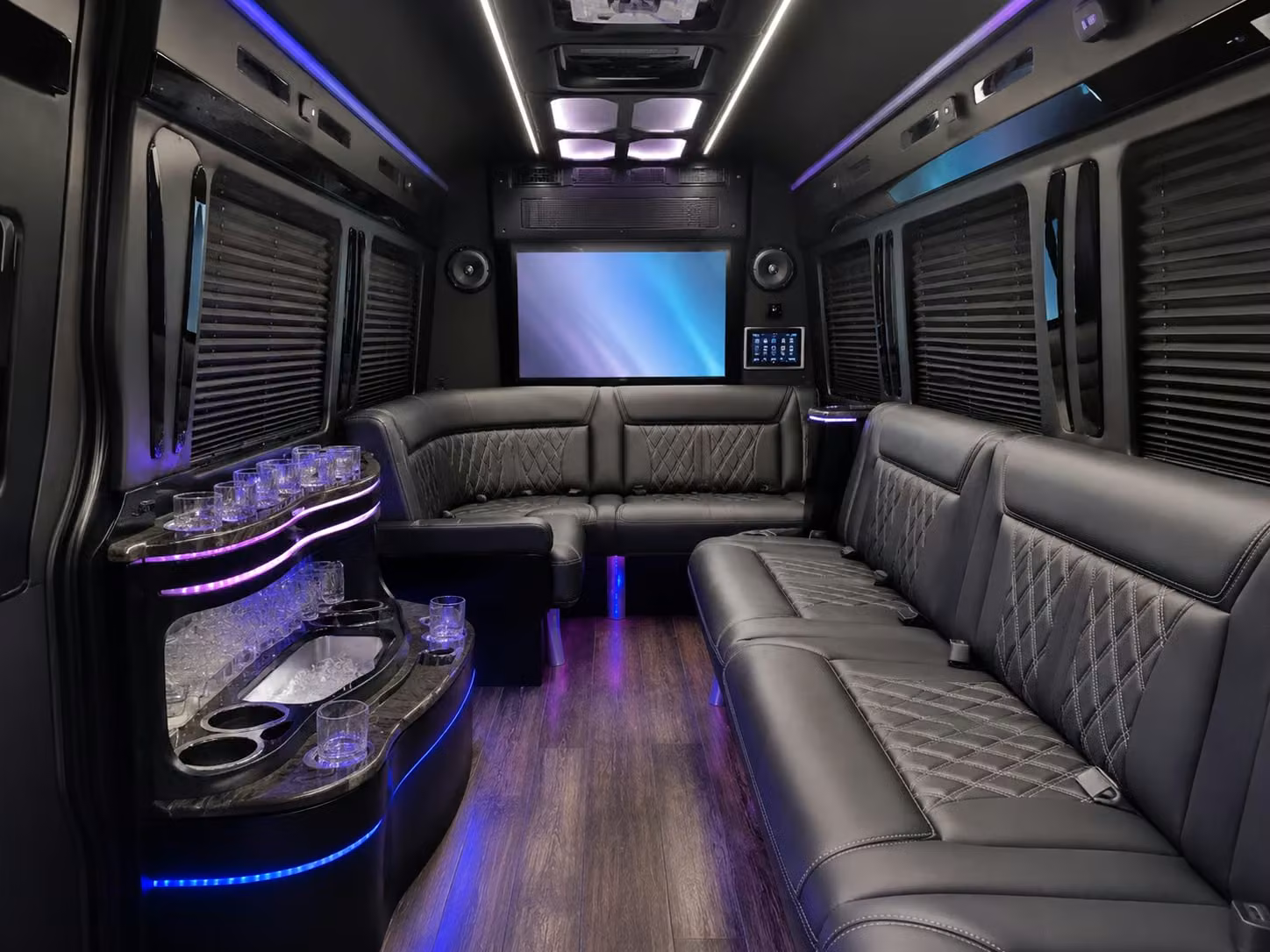 choose the right wedding bus size for your west new york guest count