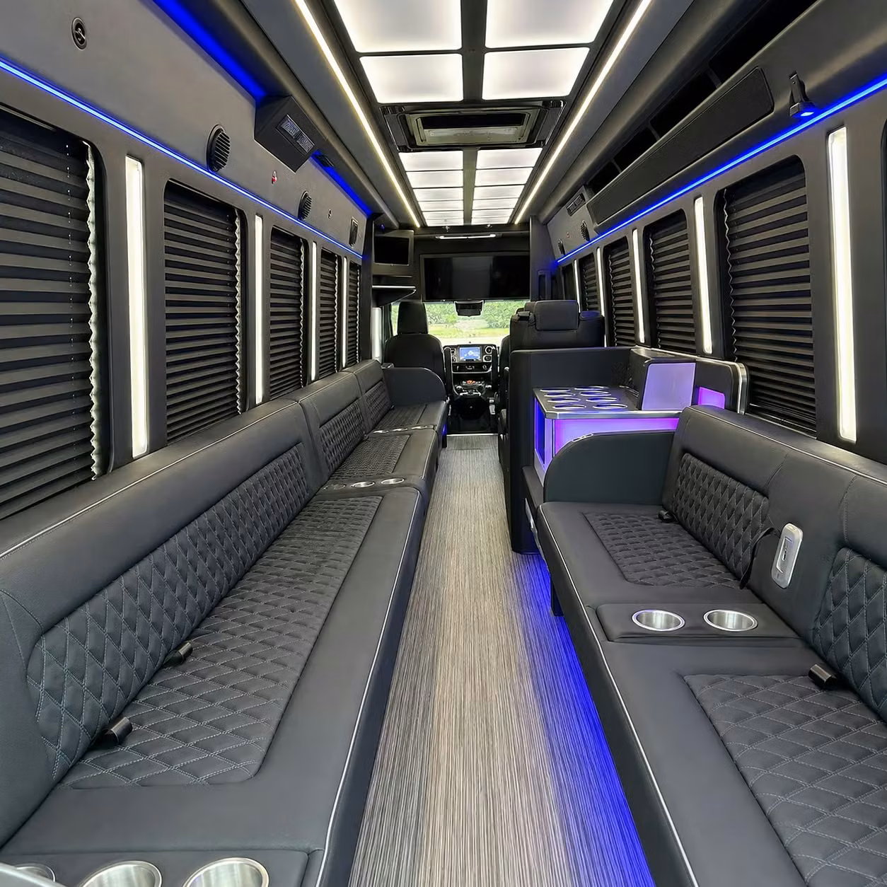 party bus interior